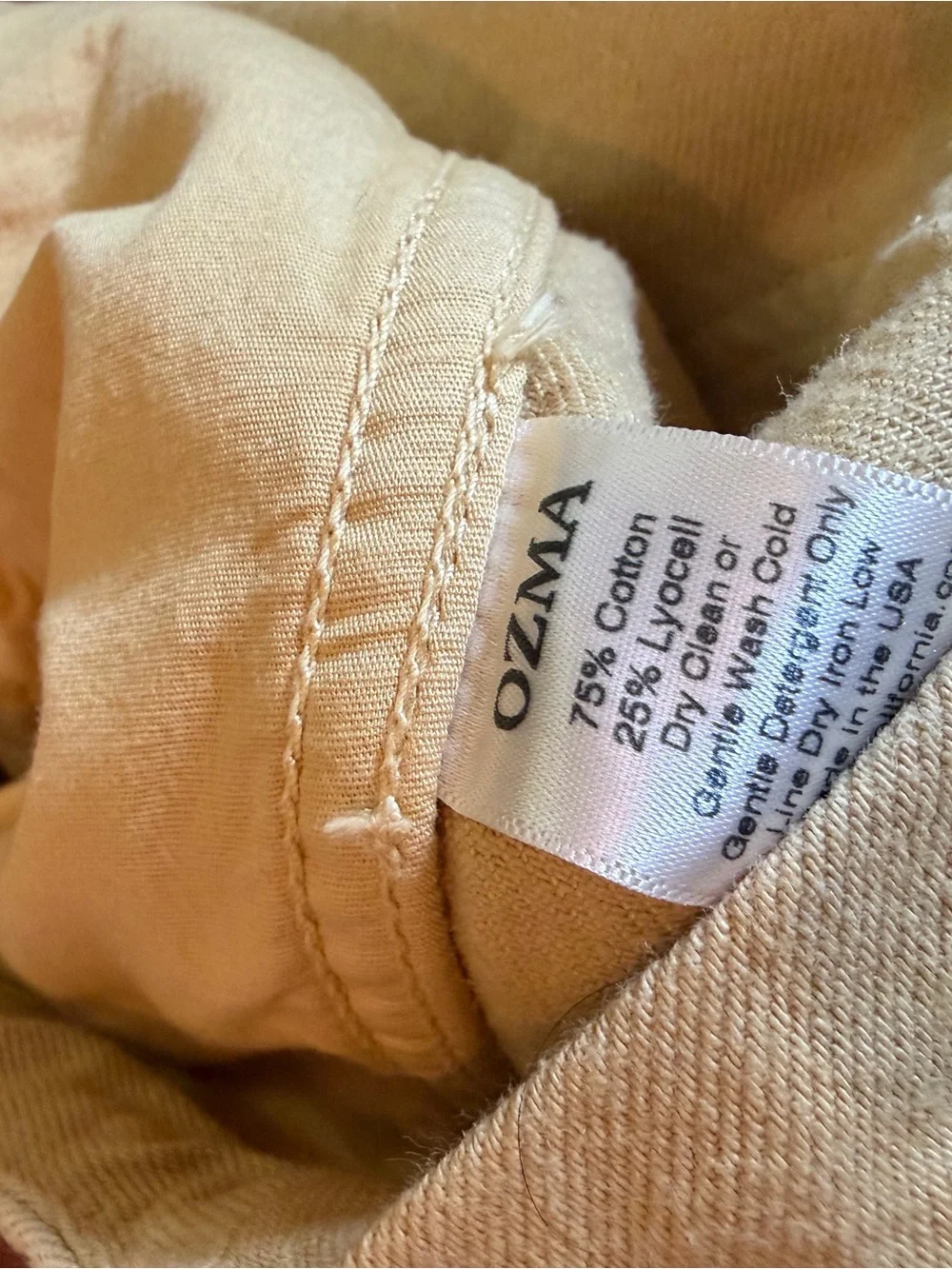 OZMA Jardin Pants in Hay - Picture 7 of 10